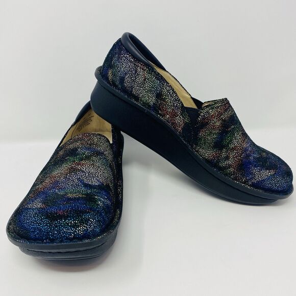 Alegria Classic Clogs Deb US 7 Comfort Shoes Multicolor Primary Impression Work - Picture 12 of 16